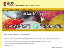 Tablet Screenshot of bolasmaua.com.br